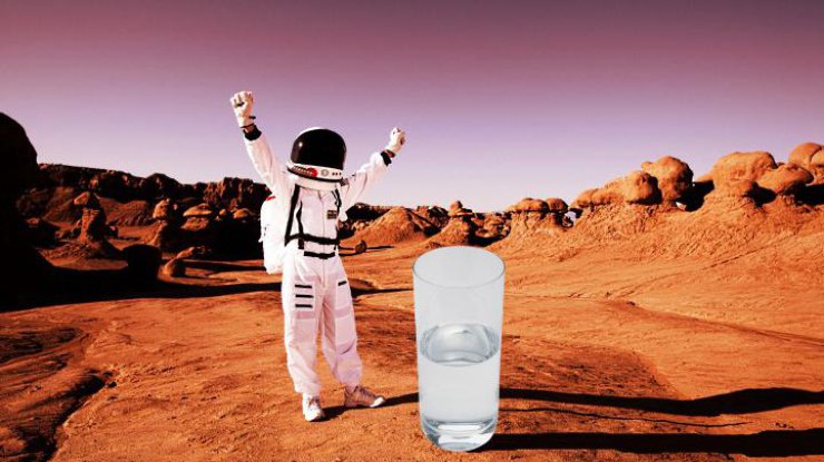 На Марсе нашли жидкую воду