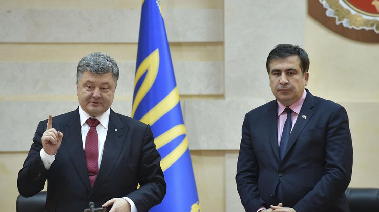 Саакашвили рассказал, как общается с президентом Порошенко