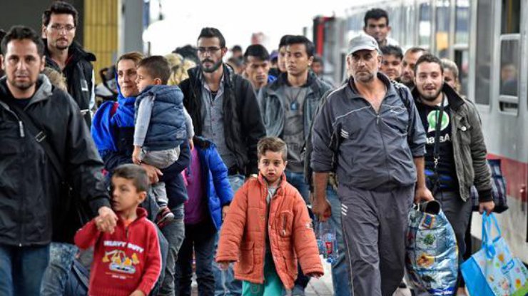 Беженцы спасаются от войны в странах Ближнего Востока