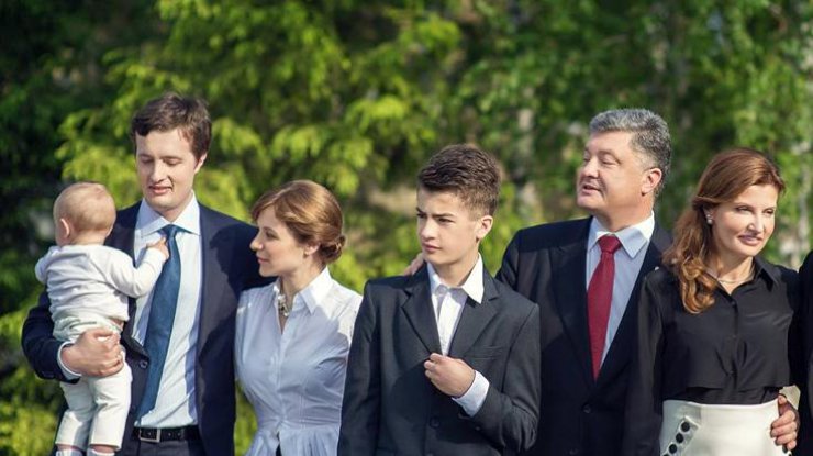 Семейство президента Украины Петра Порошенко. Facebook/petroporoshenko