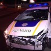 В Киеве жуткая авария: разбилась машина полиции (видео)