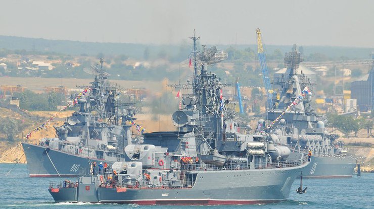 Авиация Украины зафиксировала попытку вторжения кораблей России в воды Украины