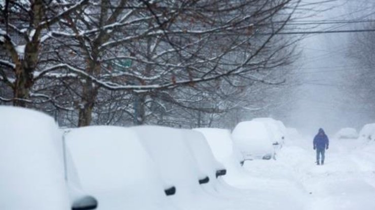 В США бушуют мощные снежные бури