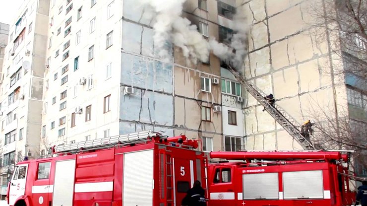 В Киеве погиб пожарный