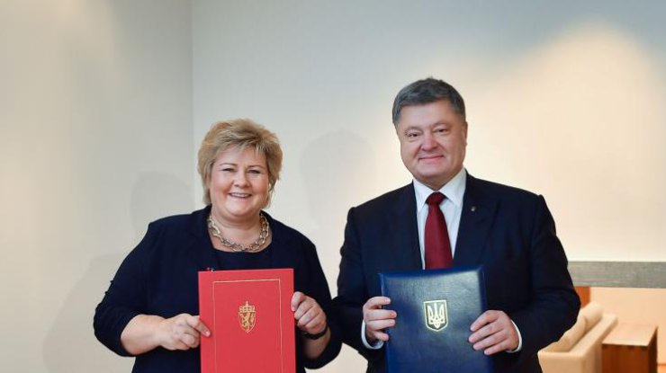 Декларация о партнерстве Украины и Норвегии (фото: president.gov.ua)