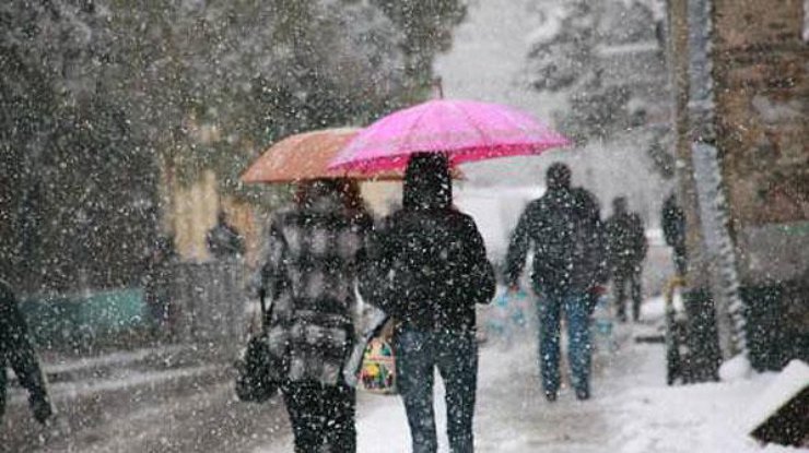 В Украину надвигаются холода и снег 