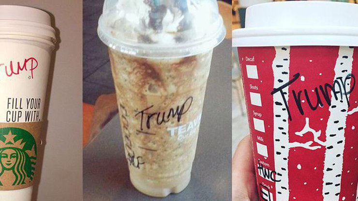 Сторонники Трампа протестуют в известной сети кофеен 