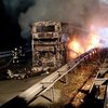 В Германии на трассе сгорел автобус футбольных фанатов (фото)