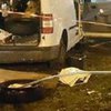 В Киеве водитель вылетел с дороги и врезался в столб (фото)