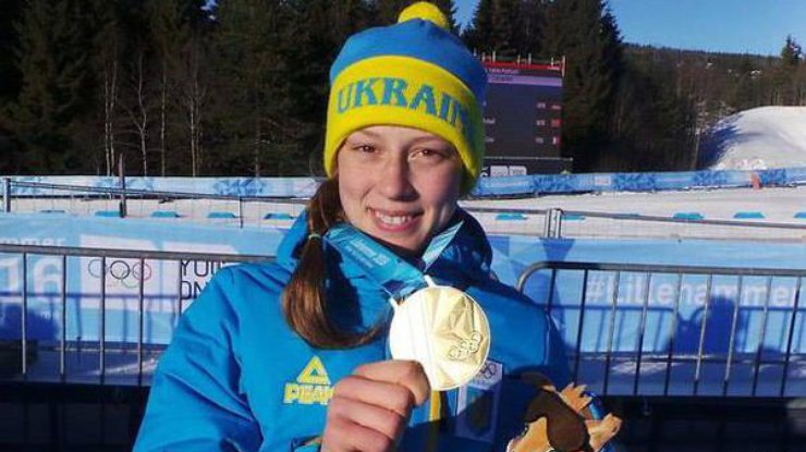 17-летняя украинская биатлонистка Кристина Дмитренко 