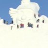 В Китае слепили снеговика-гиганта (видео) 