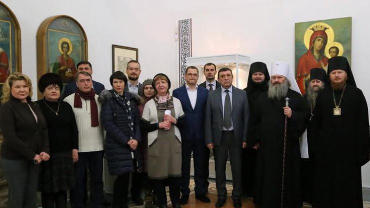 В Успенском соборе Киево-Печерской лавры открылась выставка "Благословение Святой Горы Афон"