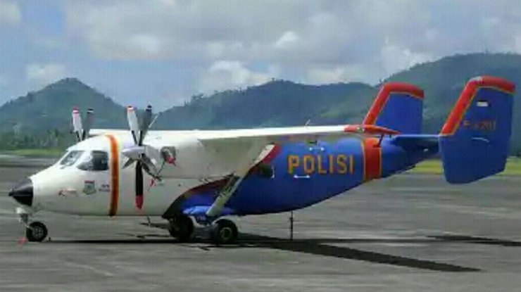 В Индонезии разбился полицейский самолет. Фото: Jakarta Post