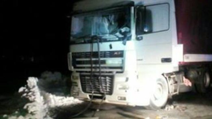 Во Львовской области взорвался грузовой автомобиль.