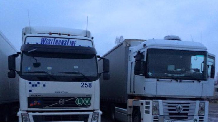 На Волыни блокирует проезд грузовиков России
