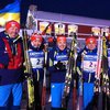 Биатлонистки из Украины взяли серебро на этапе Кубка мира