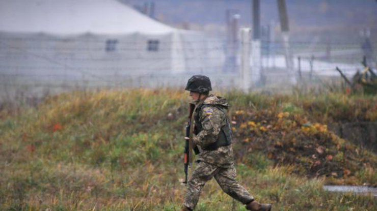 Тренировка украинских военных на Яворивском полигоне