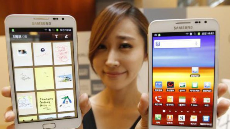 Samsung презентовал смартфон гигантского размера