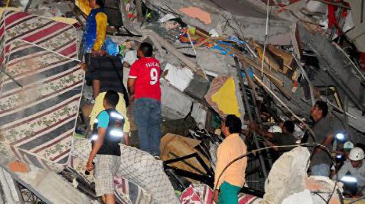 Землетрясение в Эквадоре: число жертв достигло 507 человек