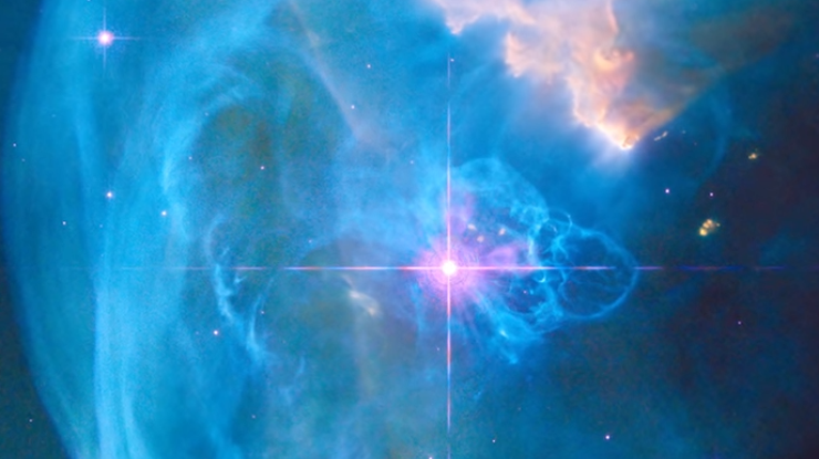 Эта звезда в 10-20 раз массивнее Солнца / Фото: кадр из видео 