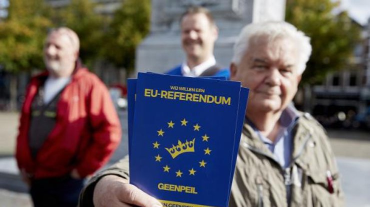 Согласно первым результатам экзитполов референдума в Нидерландах, 59% граждан высказались "за"