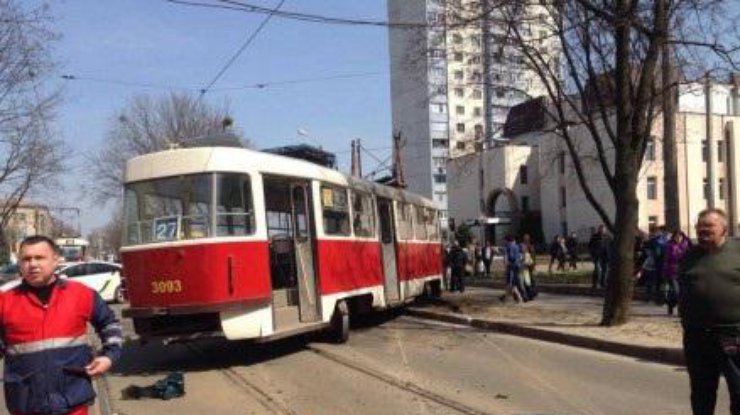 В Харькове утром произошла авария 