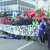 В Брюсселе 60 тысяч демонстрантов разгоняли водометами