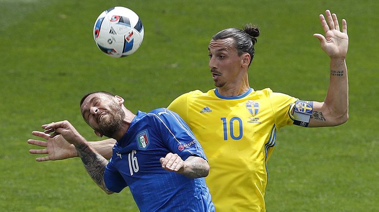 Итальянцы выиграли у шведов со счетом 1:0