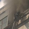 В Харькове сгорела текстильная фабрика