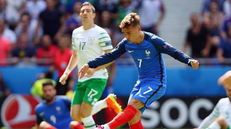 Евро 2016: Франция одержала победу над Ирландией 
