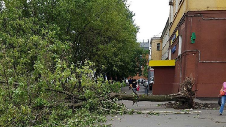 На Москву обрушился мощный ураган