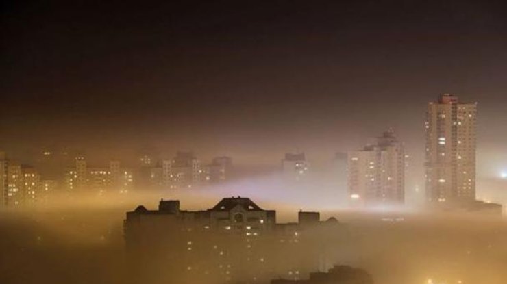 В Киеве уровень загрязнения воздуха превысил норму