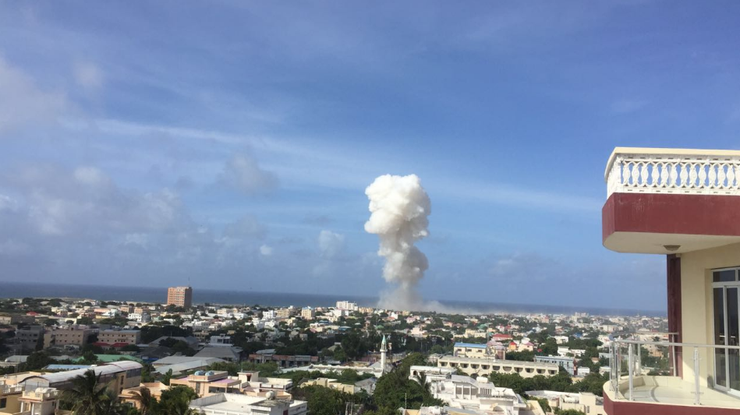 Мощный двойной взрыв прогремел утром 26 июля. Фото: twitter