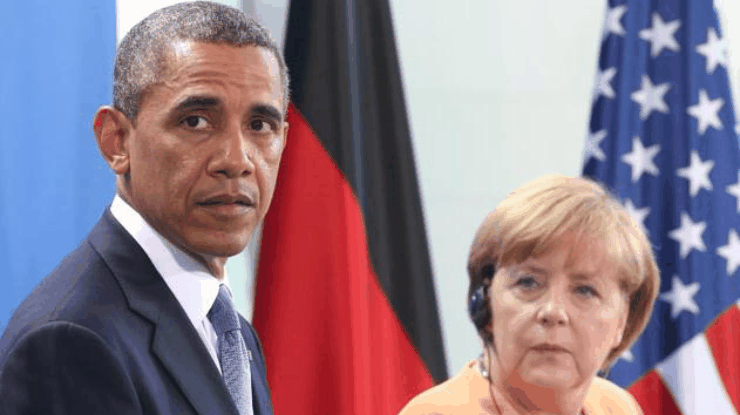 Обама выразил соболезнование Меркель из-за терактов 