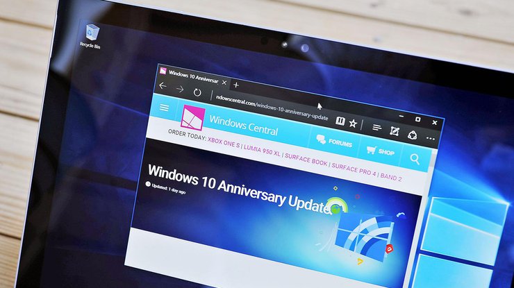 Владельцы Windows 10 начали получать Anniversary Update, начиная с 16 августа