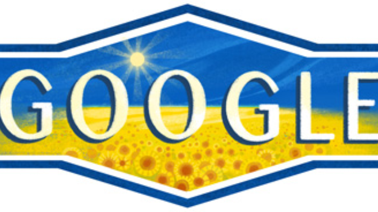 Google выпустил дудл в честь Дня Независимости Украины 