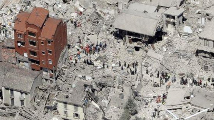 Землетрясение в Италии Фото: AP