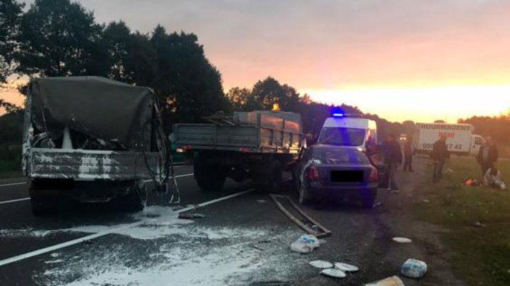 Страшная авария во Львовской области: водитель врезался в работника райавтодора 