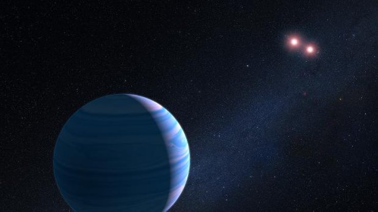 Ученые нашли планету с двумя "солнцами" 