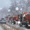 В Одессу не пускают фуры и автобусы из-за снега