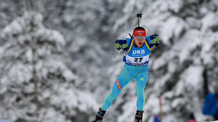 Дмитрий Пидручный финишировал на 18 месте. Фото: biathlon.com.ua