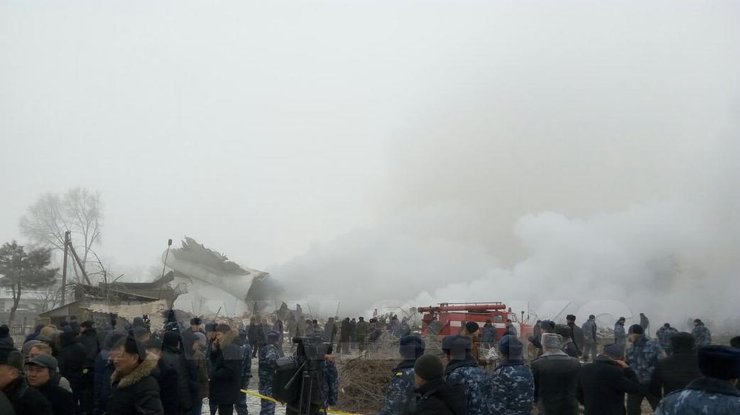 Крушение самолета в Киргизии 