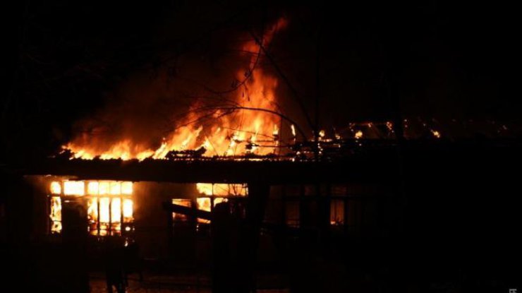 В Одессе сгорел жилой дом (фото: "Думская")
