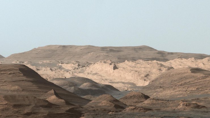 И на горе Шепарда смогут выжить земные археи. Фото NASA