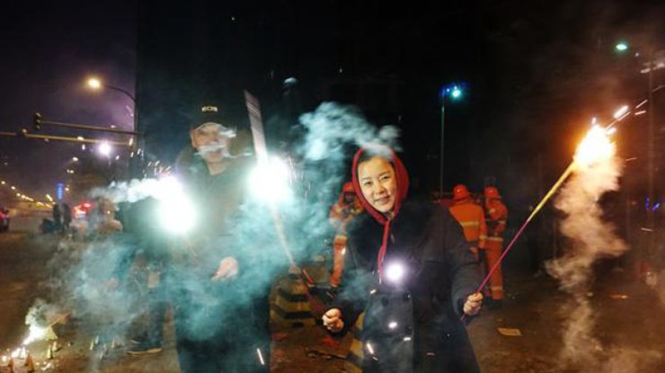 В Китае отмечают Новый год по лунному календарю 
