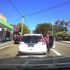 Водитель-скандалист попал под свою машину (видео) 