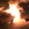 В Харькове одновременно загорелось четыре авто
