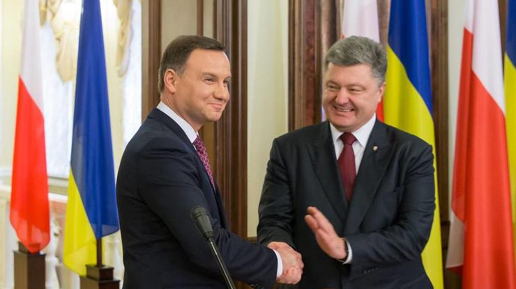Украинский лидер рад, что Украины может рассчитывать на поддержку Польши