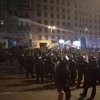 В ходе стычек в центре Киева серьезно пострадал полицейский