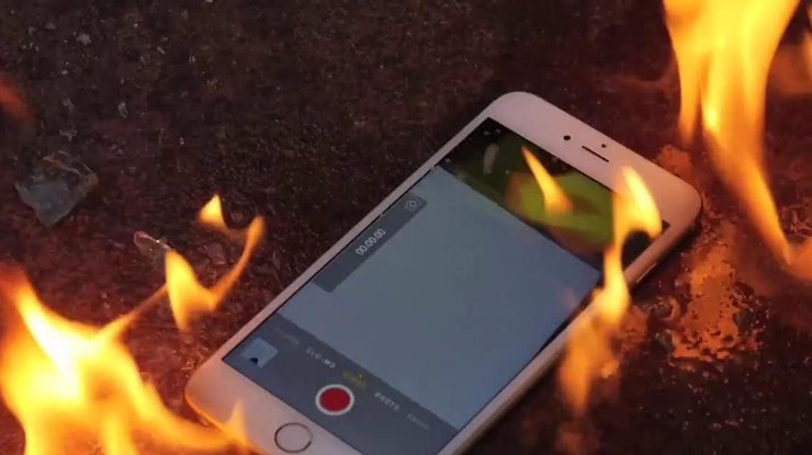 В США iPhone 6 Plus загорелся во время зарядки
